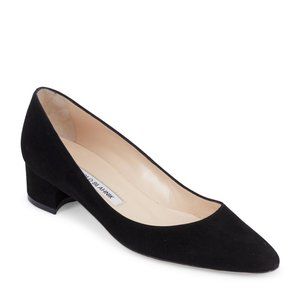 Manolo Blahnik Listony Block Heels